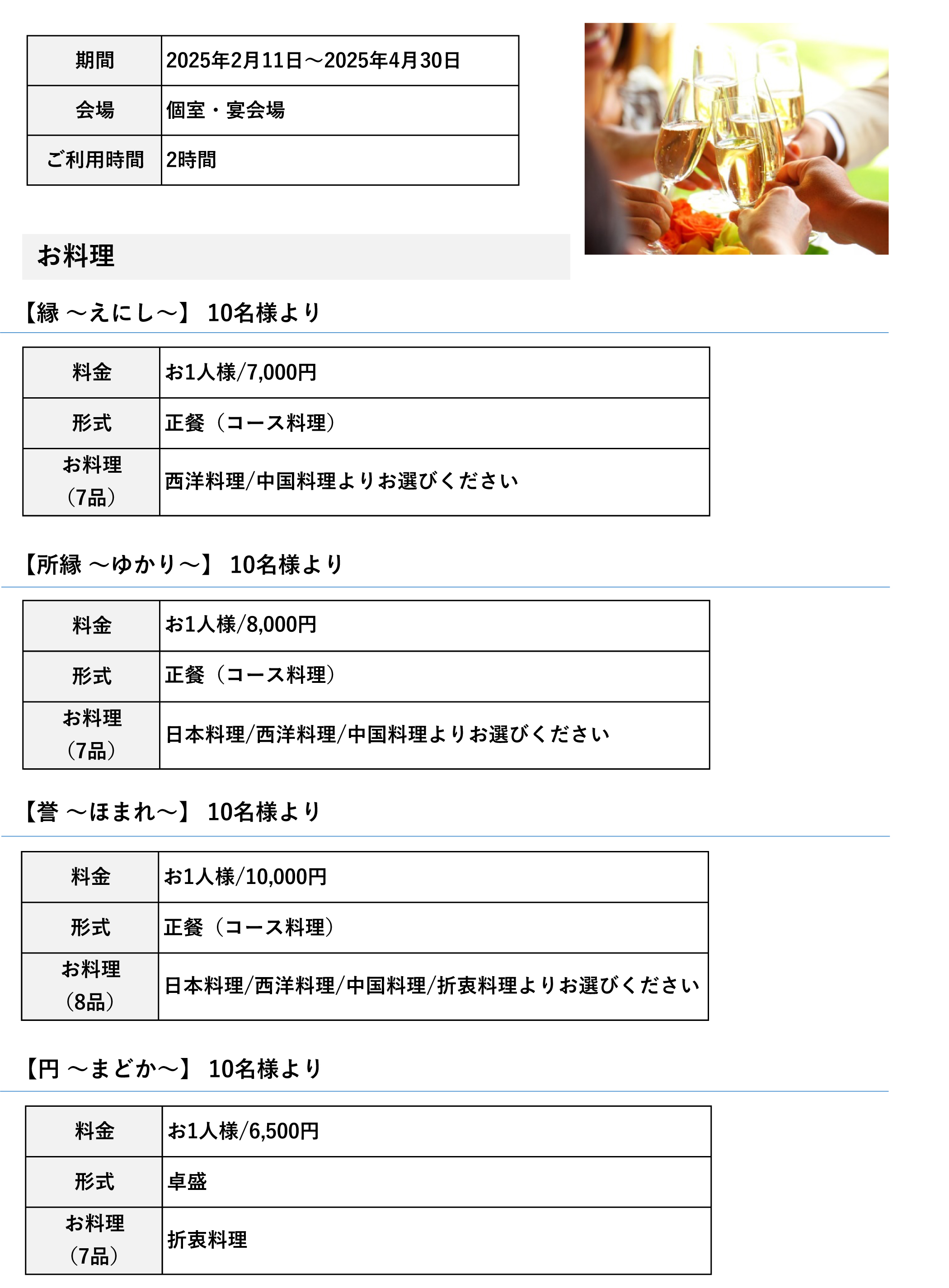 歓送迎会